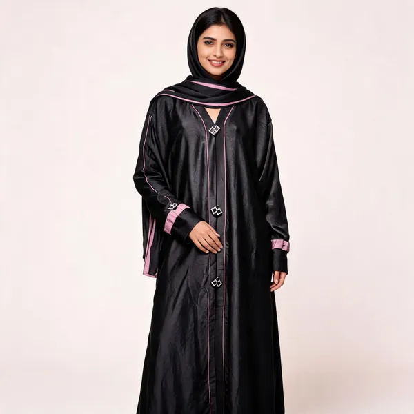Black_Cotton_Stone_Work_Abaya_With_Scarf_For_Women