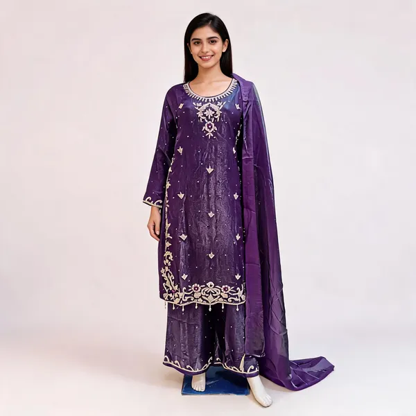 Midnight_Blue_Soft_Silk_Embroidered_Kurta_Pant_Dupatta_Set_For_Women