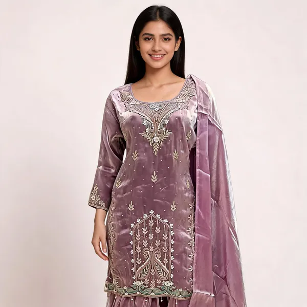 Lavender_Soft_Silk_Embroidered_Kurta_Pant_Dupatta_Set_For_Women