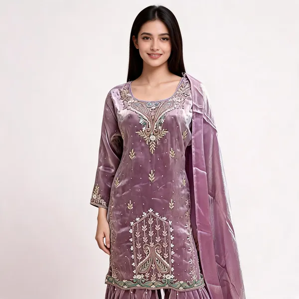 Lavender_Soft_Silk_Embroidered_Kurta_Pant_Dupatta_Set_For_Women