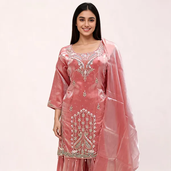 Pitch_Soft_Silk_Embroidered_Kurta_Pant_Dupatta_Set_For_Women
