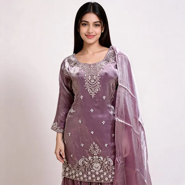 Pitch_Soft_Silk_Embroidered_Kurta_Pant_Dupatta_Set_For_Women