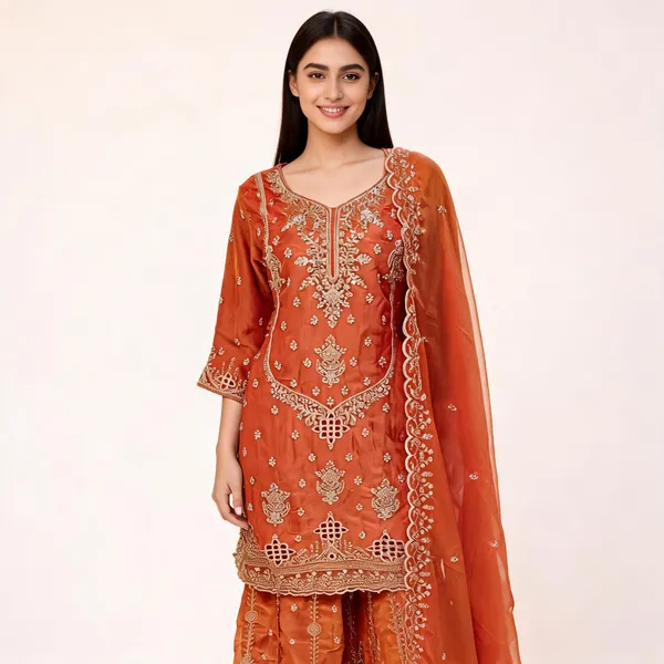 Multicolor_Cotton_Kurta_Set_For_Women