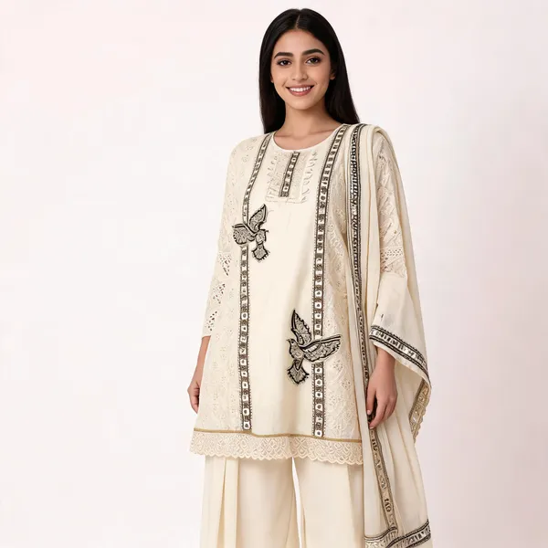 Cream_Cotton_Embroidered_Kurta_Palazzo_Set_With_Dupatta_For_Women