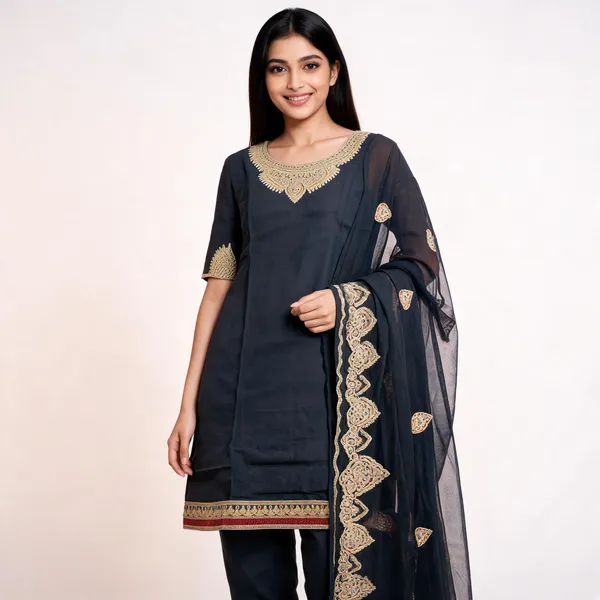 Grey_Chanderi_Silk_Embroidered_Top_Pant_Dupatta_Set_For_Women