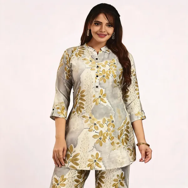 Grey_Satin_Printed_Coord_Set_For_Women