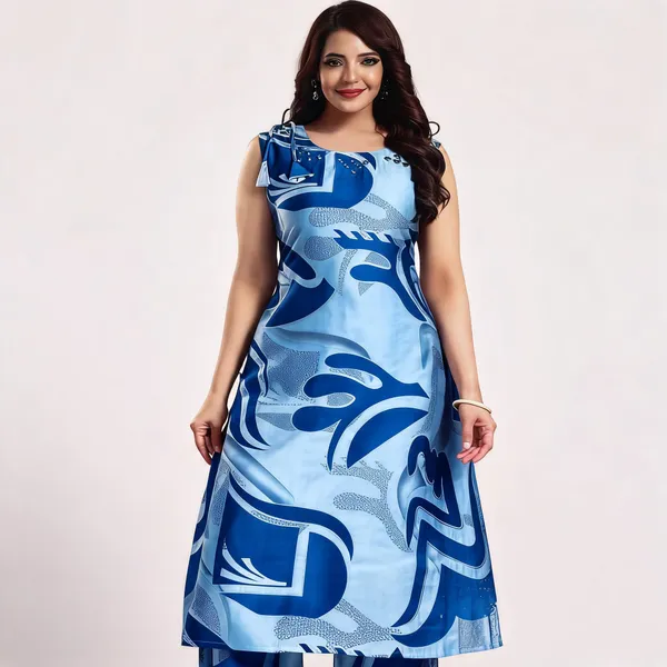 Blue_Satin_Neck_Embroidered_Coord_Set_For_Women
