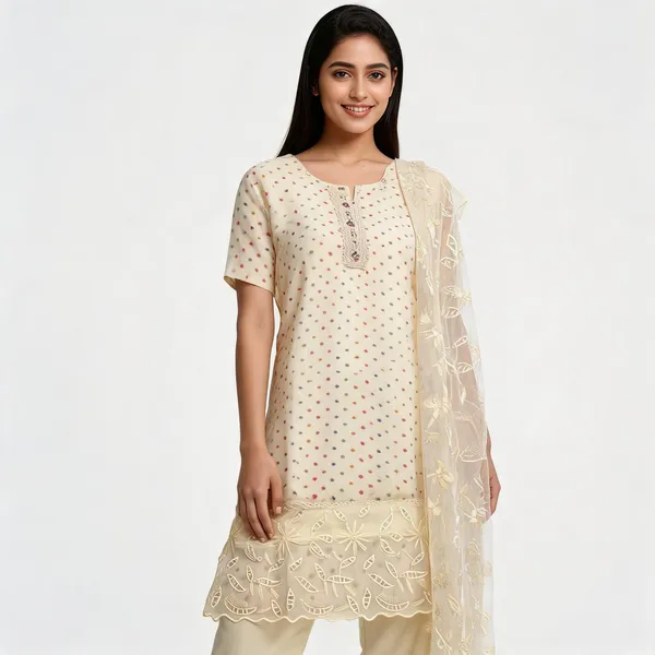 Cream_Crepe_Pakistani_Style_Printed_Top_Pant_And_Dupatta_For_Women