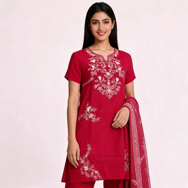 Rani_Pink_Satin_Neck_Embroidered_Top_Pant_And_Dupatta_For_Women