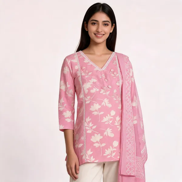 Cream_Muslin_Neck_Embroidered_Top_Pant_And_Dupatta_For_Women