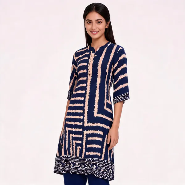 Red_Satin_Printed_Kaftan_Fish_Tail_Cordset_For_Women