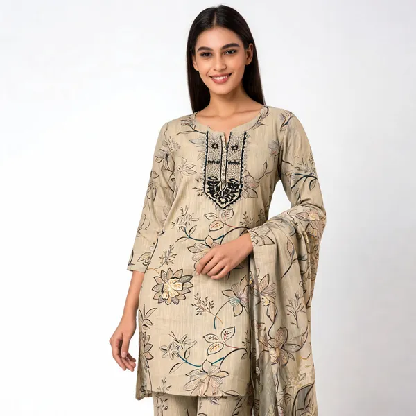 Cream_Satin_Embroidered_Top_Pant_Dupatta_Set_For_Women
