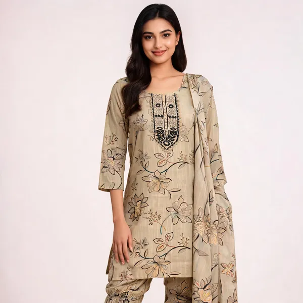 Cream_Satin_Embroidered_Top_Pant_Dupatta_Set_For_Women