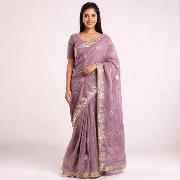 Rose_Gold_Rangoli_Georgette_Saree_With_Blouse_Piece_For_women