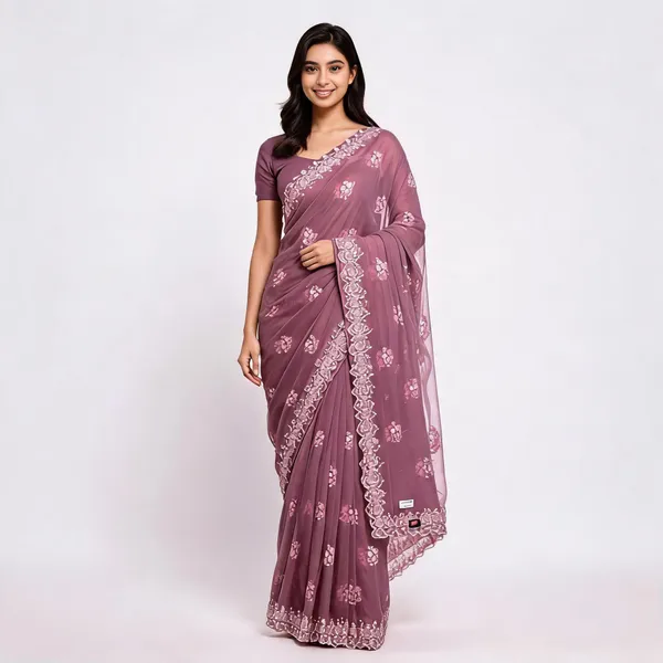 Mudy_Chiffon_Saree_With_Blouse_Piece_For_women