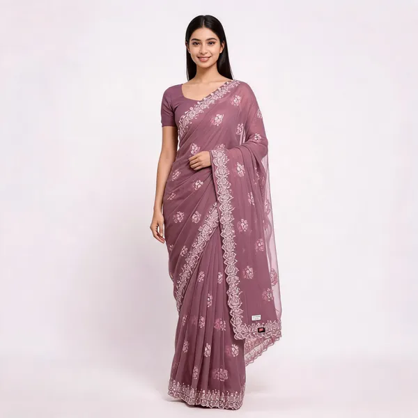 Mudy_Chiffon_Saree_With_Blouse_Piece_For_women