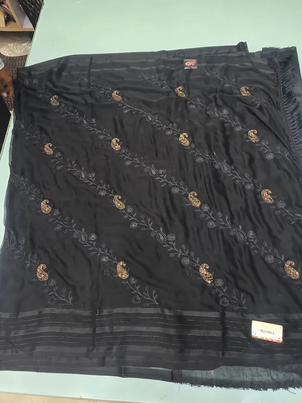 black_chiffon_with_embrodery_and_swaroski
