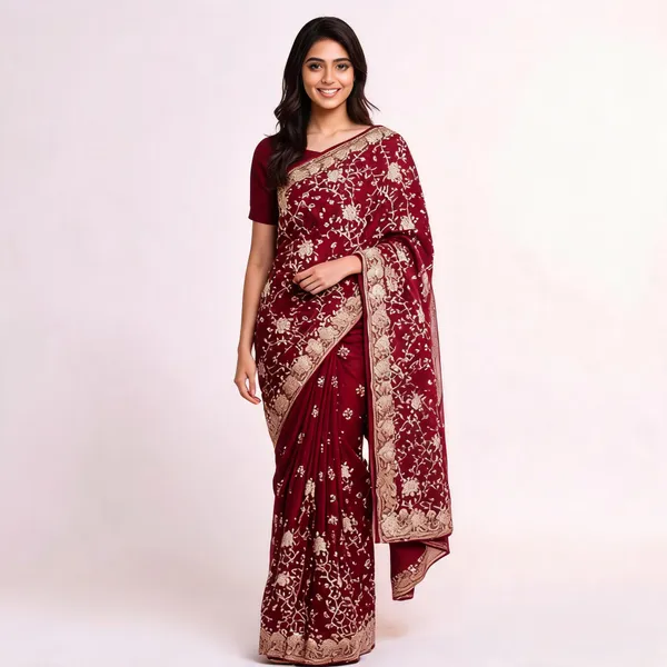 Rani_Georgette_Saree_With_Blouse_Piece_For_women