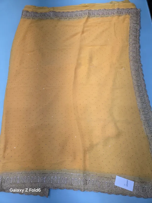 georgette_saree_with_only_border_work
