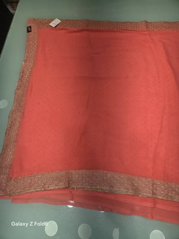 georgette_saree_with_only_border_work