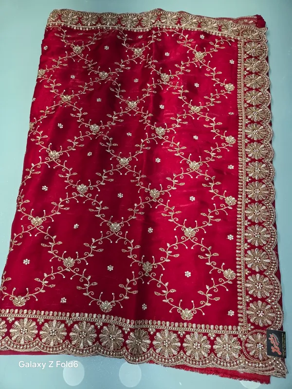 full_saree_butaa_and_zari_border_with_stone_jaal_work