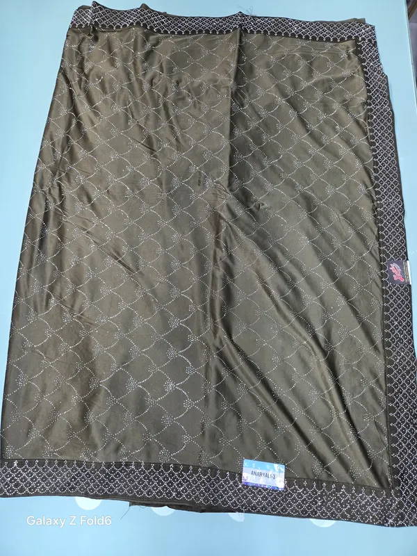 lycra_fabric_grey_coolour_swaroski_work_full_saree_and_border_work