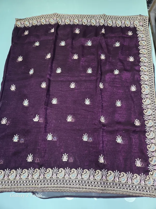 full_heavy_border_saree_with_self_embrodery_and_stone
