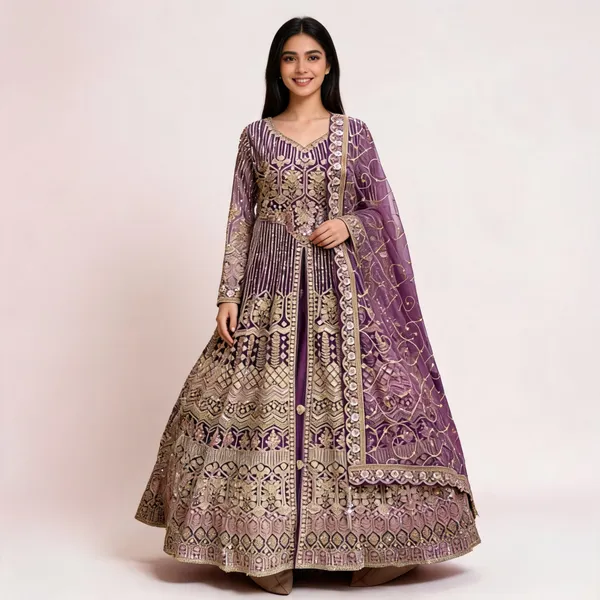 Lavender_Net_Sequin_Zari_Stone_Work_Top_Skirt_Dupatta_Set_For_Women