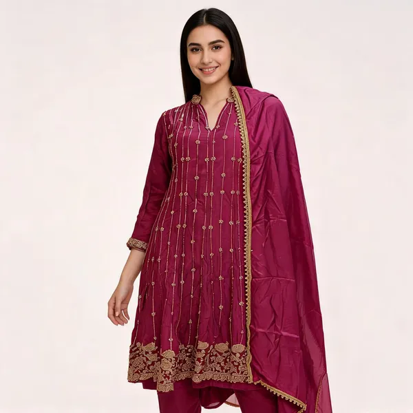 Pink_Crepe_Silk_Anarkali_Top_Pant_And_Dupatta_For_Women
