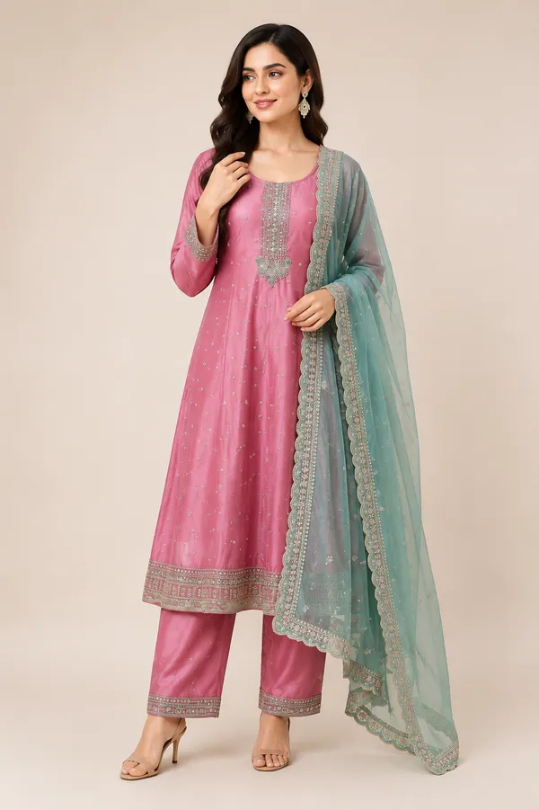 Yellow_Cotton_Kurta_Set_For_Women