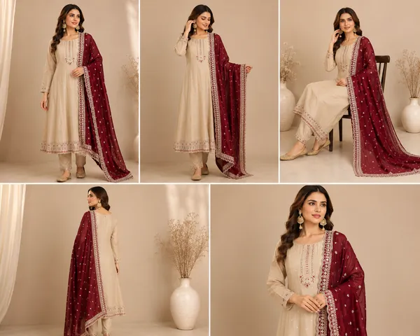 Marron_Cotton_Kurta_Set_For_Women