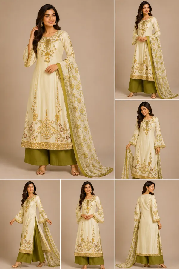 Cream_Cotton_Kurta_Set_For_Women