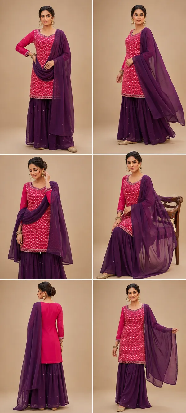 Pink_With_Wine_Cotton_Kurta_Set_For_Women