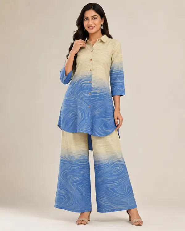 Blue_Cotton_Co-Ord_Set_For_Women