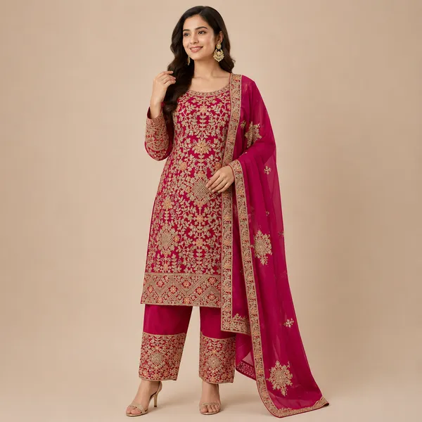 Rani_Georgette_Kurta_Set_For_Women