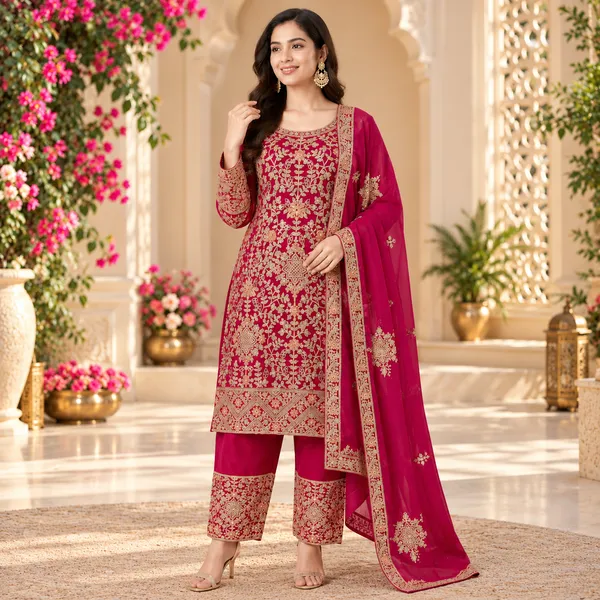 Rani_Georgette_Cording_Work_Pant_Set_For_Women