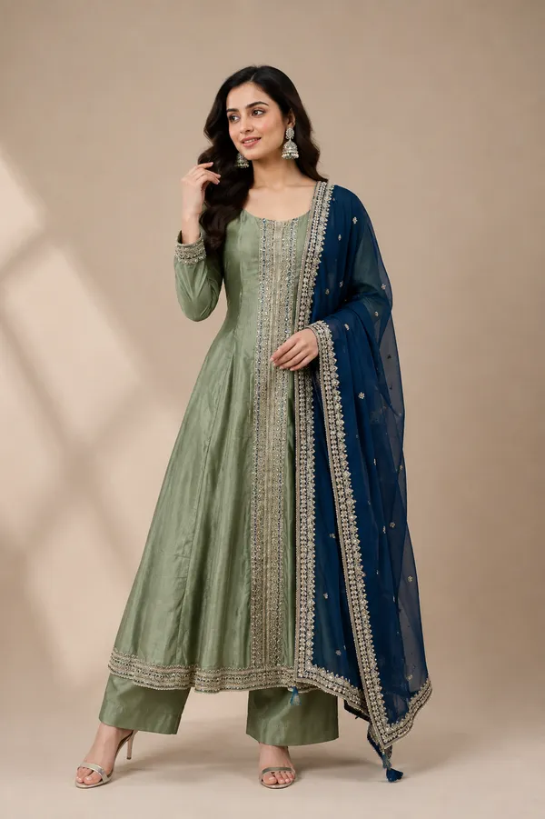 Pista_Green_Cotton_Kurta_Set_For_Women
