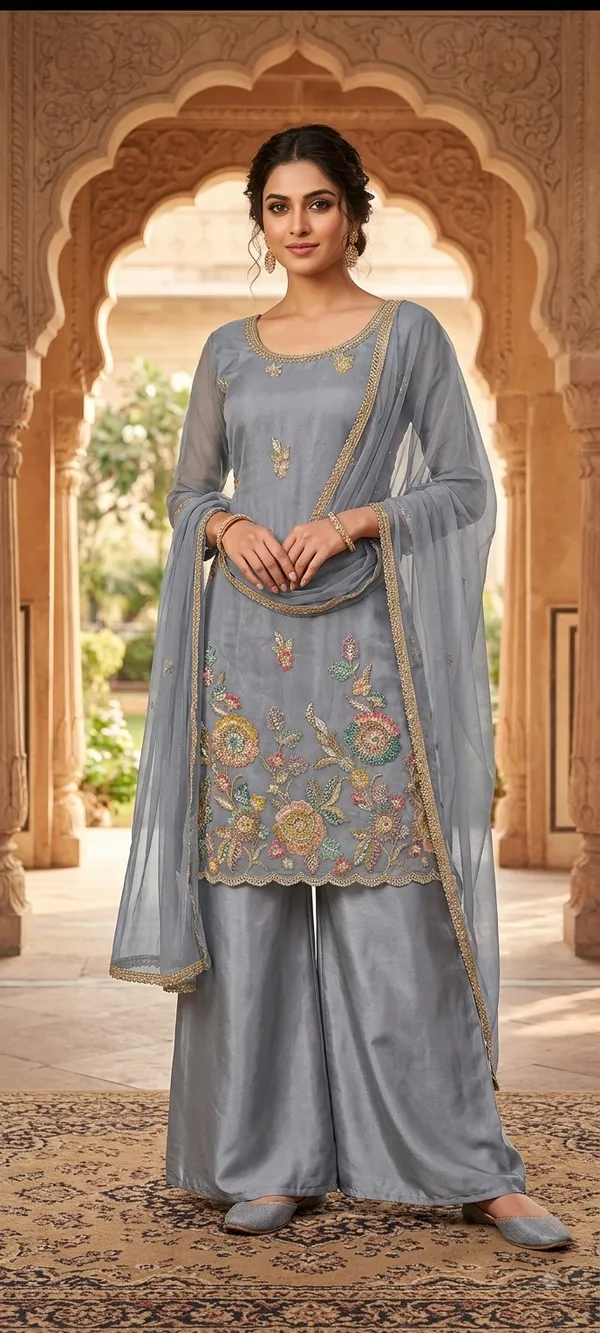 Multicolor_Cotton_Kurta_Set_For_Women
