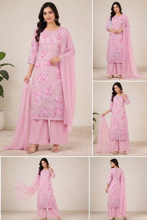 Pink_Cotton_Unstitched_Kurta_Set_For_women