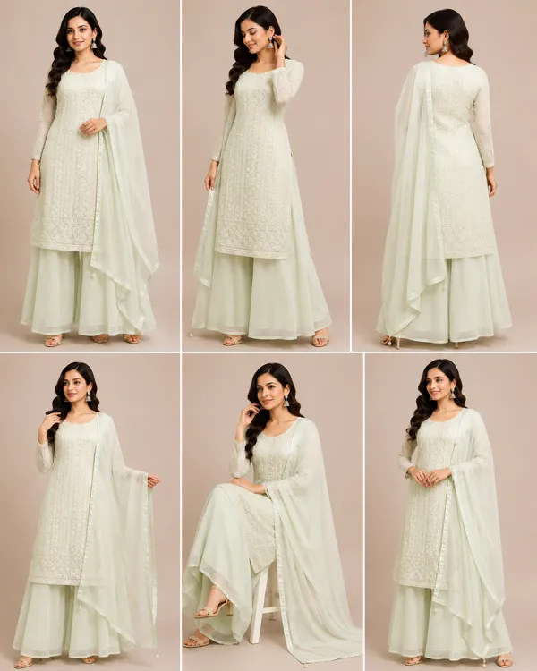Pista_Green_Georgette_Kurta_Set_For_Women