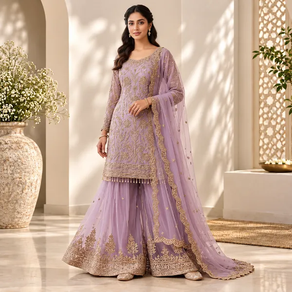 Lavender_Zari_Work_Net_Plazo_Set_For_Women
