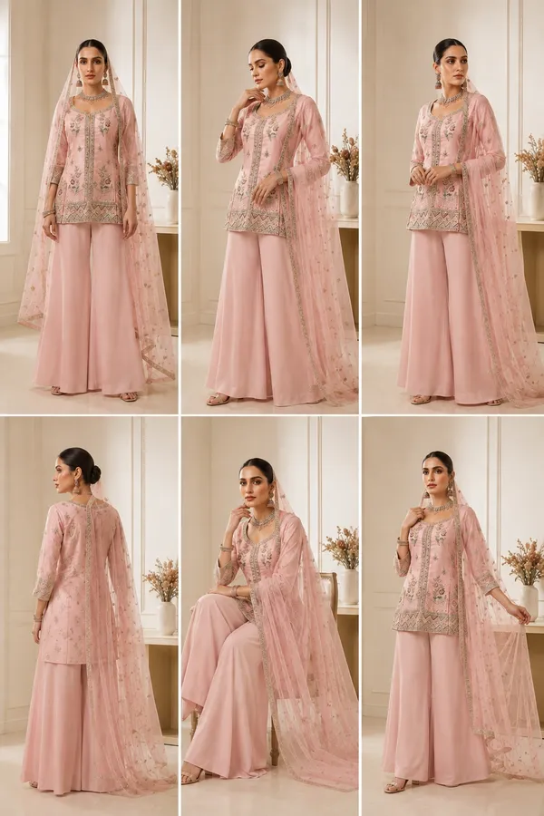 Pink_Silk_Kurta_Set_For_Women