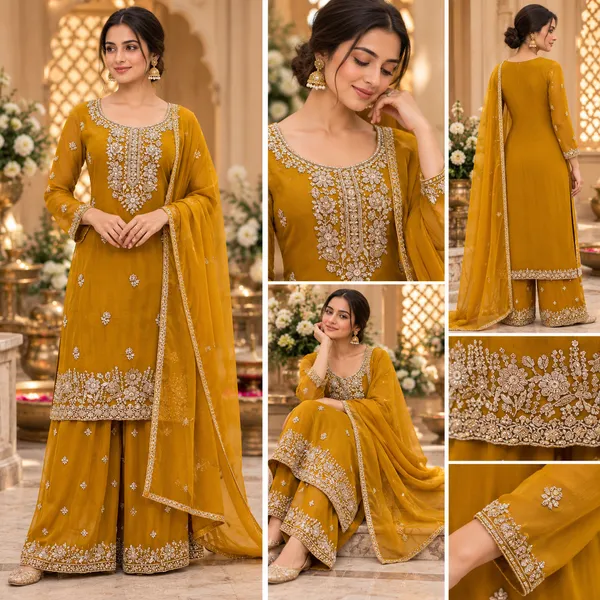 Yellow_Zari_And_Beats_Work_Plazo__Set_For_Women
