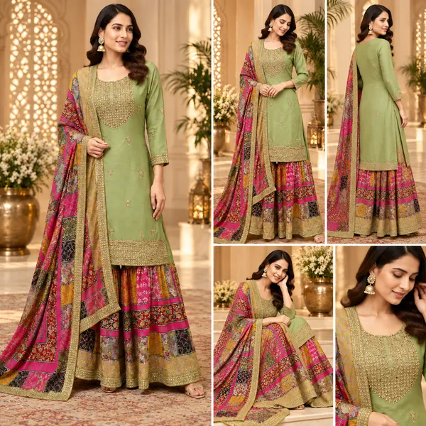 Pista_Green_Vichitra_Gharara_Set_For_Women