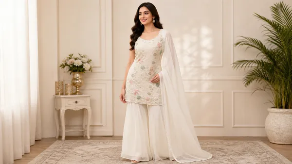 White_Cotton_Kurta_Set_For_Women