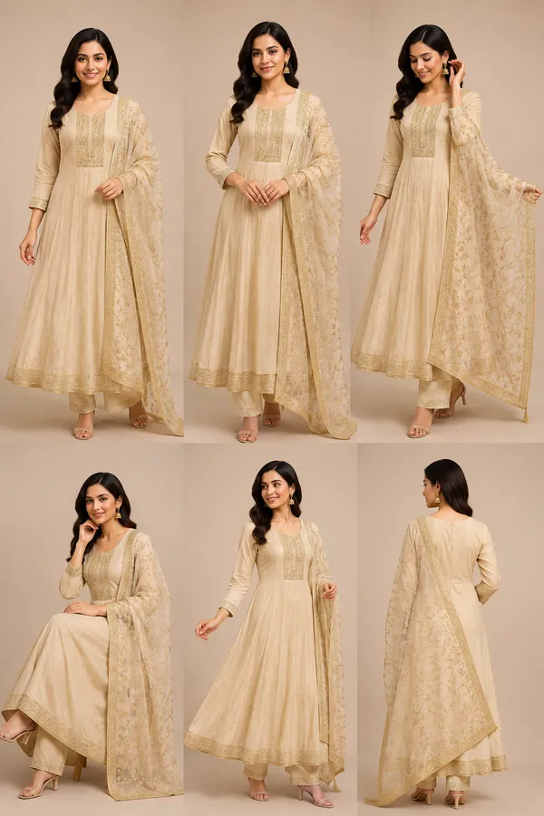 Beige_Cotton_Kurta_Set_For_Women