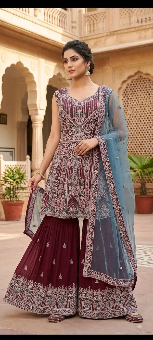 Marorn_Cotton_Kurta_Set_For_Women