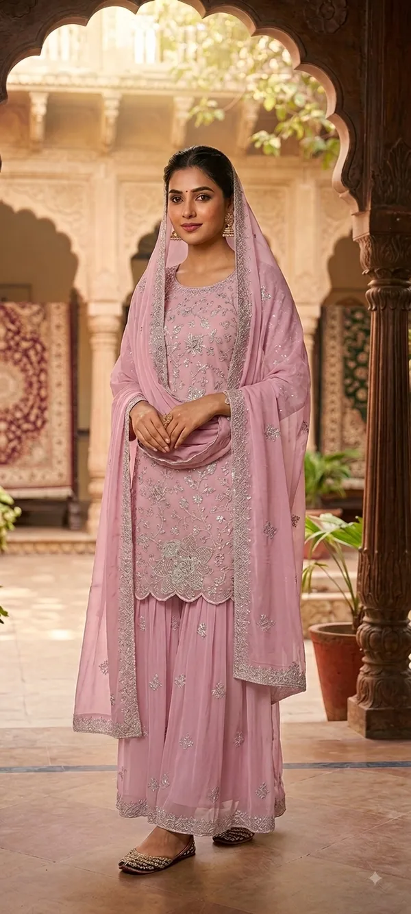 Pink_Cotton_Kurta_Set_For_Women