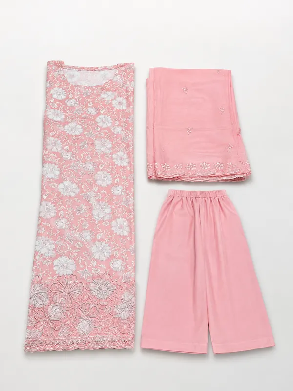 Pink_Cotton_Unstitched_Kurta_Set_For_women