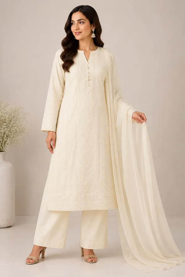 Off_White_Cotton_Kurta_Set_For_Women